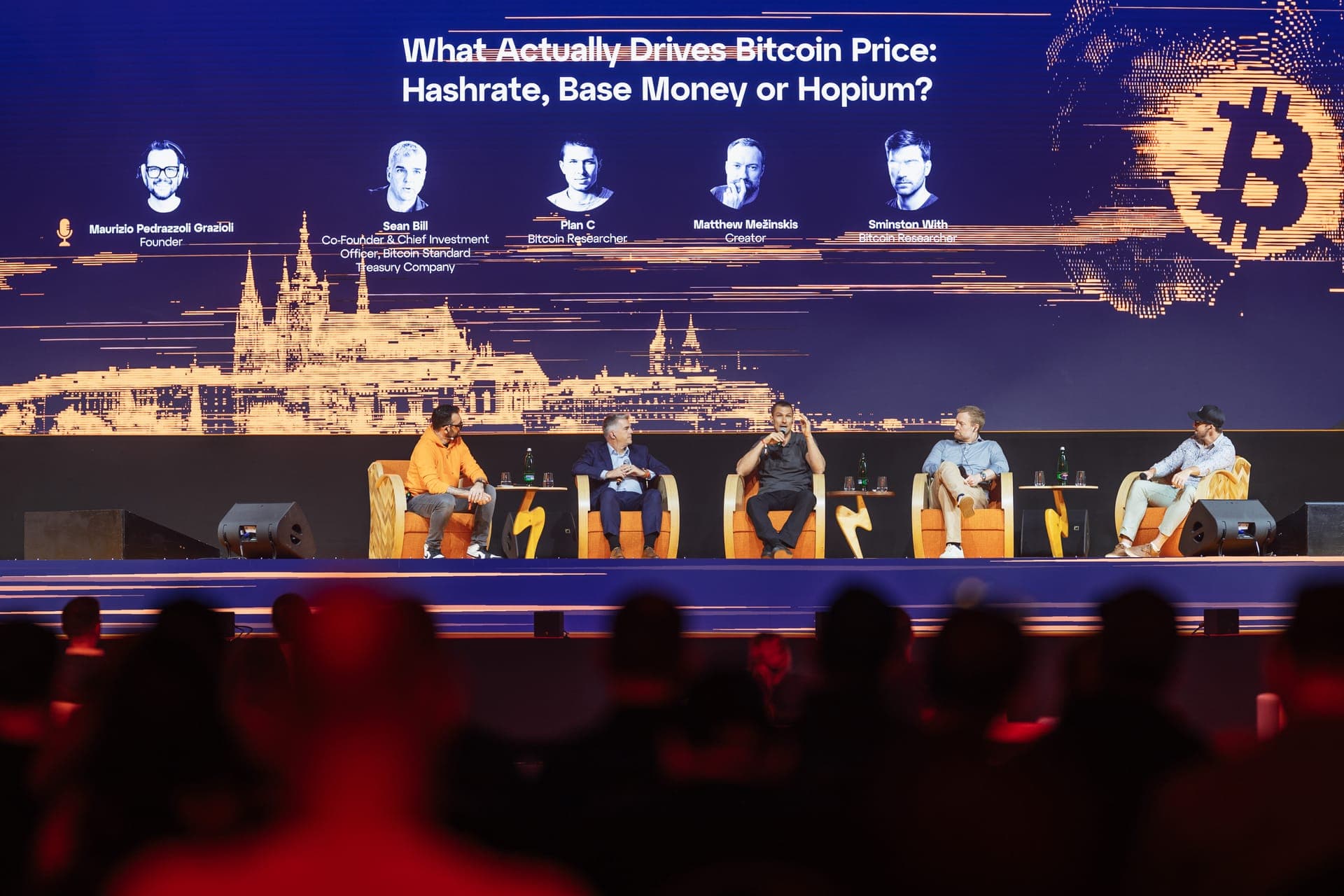 Sminston With speaking on the keynote stage at BTC Prague 2026